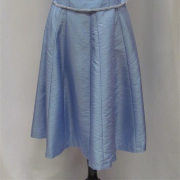 Alfred Angelo 2 Piece "Blue Frost" Taffeta Dress NEW Sz. 14 - Picture 3 of 9